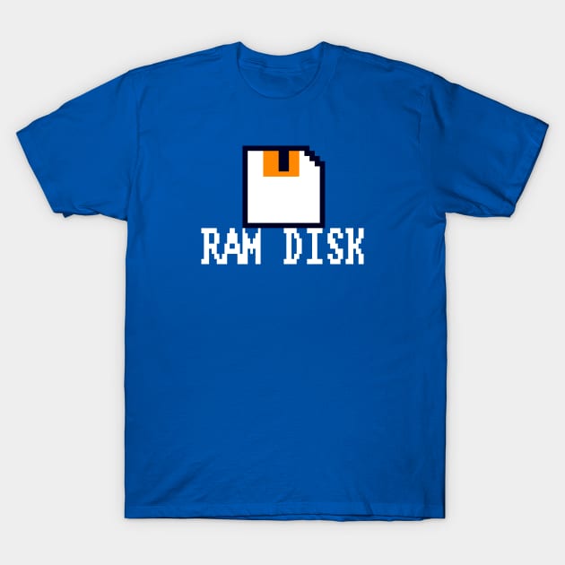 AmigaOS 1.3 RAM DISK T-Shirt by black_star